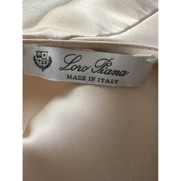 Loro Piana beautiful peach coloured silk mid-length dress IT 42 - Picture 5 of 6